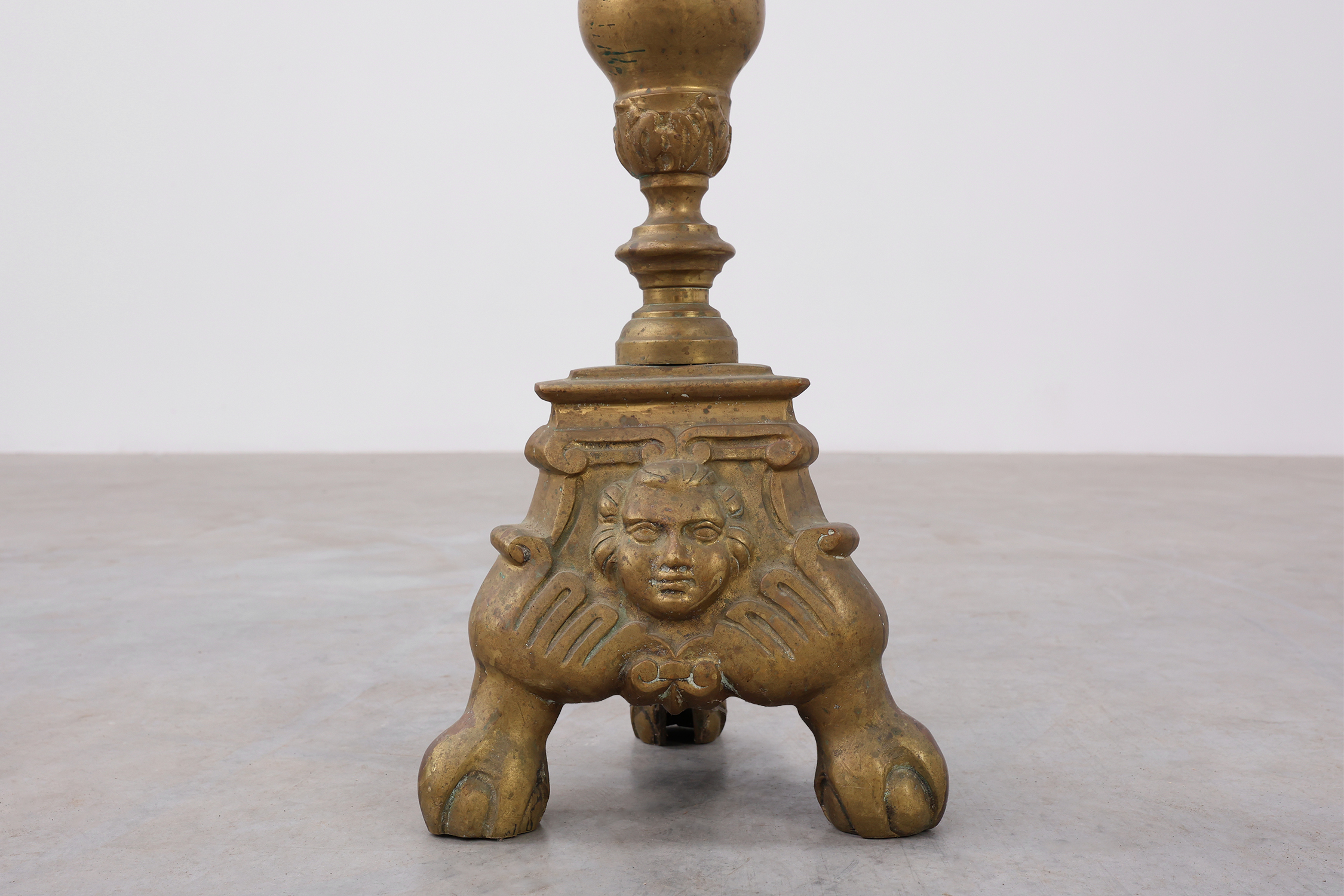 Large copper church candle holder, France 19th centurythumbnail